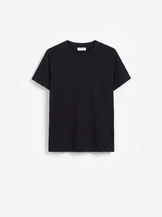 Zdjęcie produktu Reserved - T-shirt slim z bawełny pima - czarny