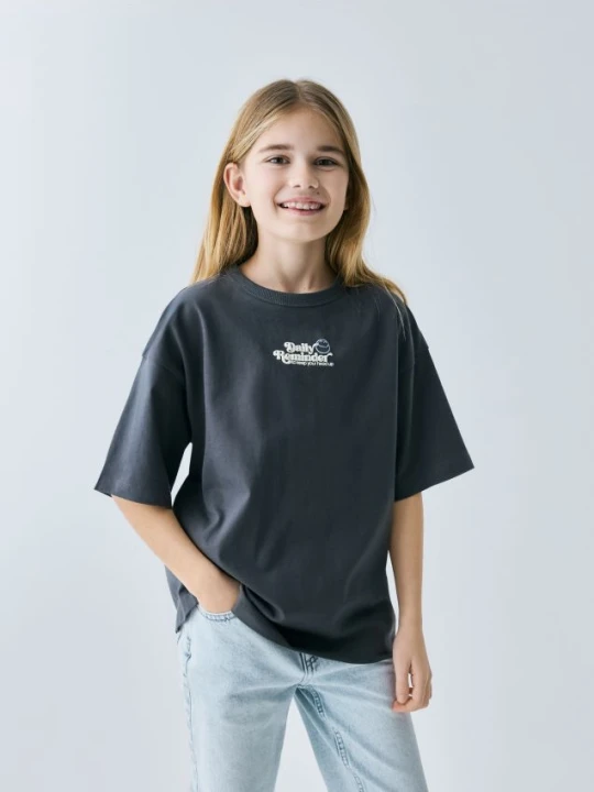 Zdjęcie produktu Reserved - T-shirt SmileyWorld® - ciemnoszary