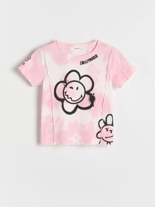 Zdjęcie produktu Reserved - T-shirt SmileyWorld® - wielobarwny
