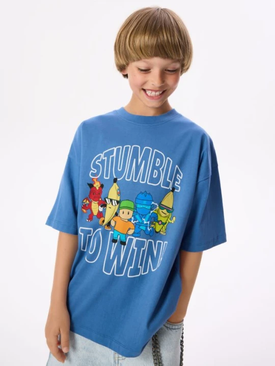 Zdjęcie produktu Reserved - T-shirt Stumble Guys - niebieski