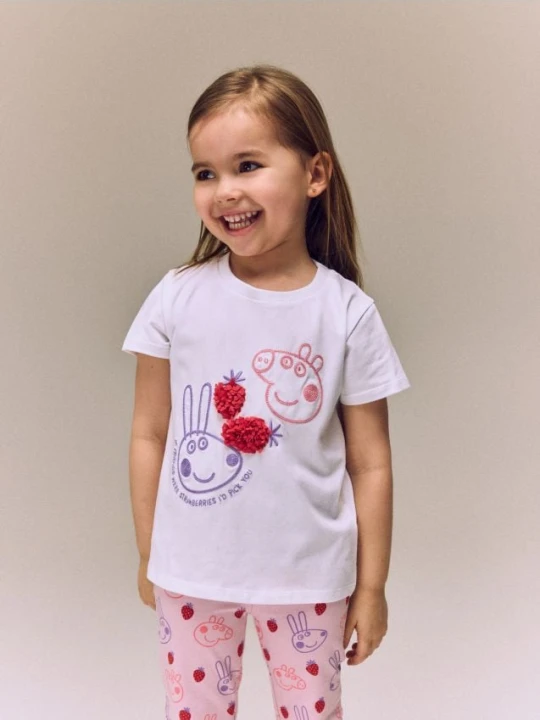 Zdjęcie produktu Reserved - T-shirt Świnka Peppa - biały