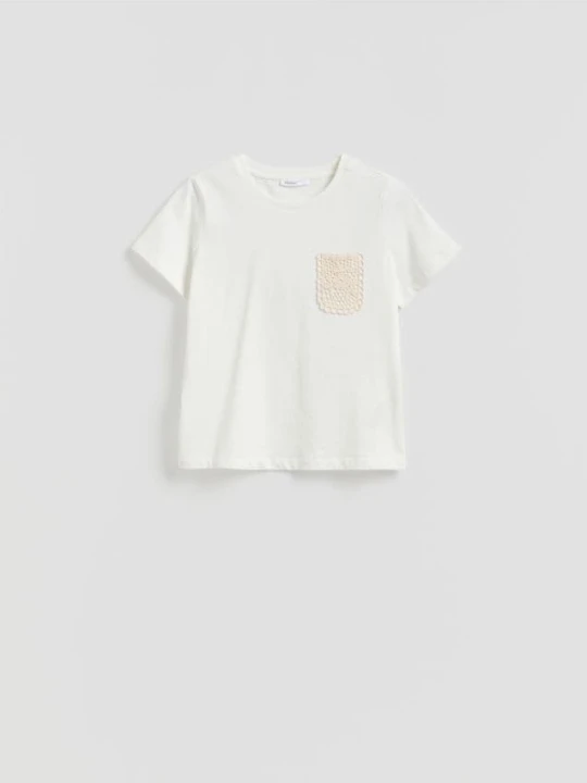 Zdjęcie produktu Reserved - T-shirt z aplikacją - inny