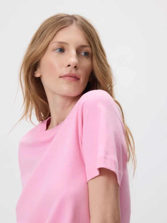 Zdjęcie produktu Reserved - T-shirt z bawełny merceryzowanej - inny