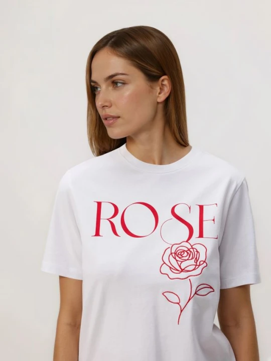 Zdjęcie produktu Reserved - T-shirt z nadrukiem - biały