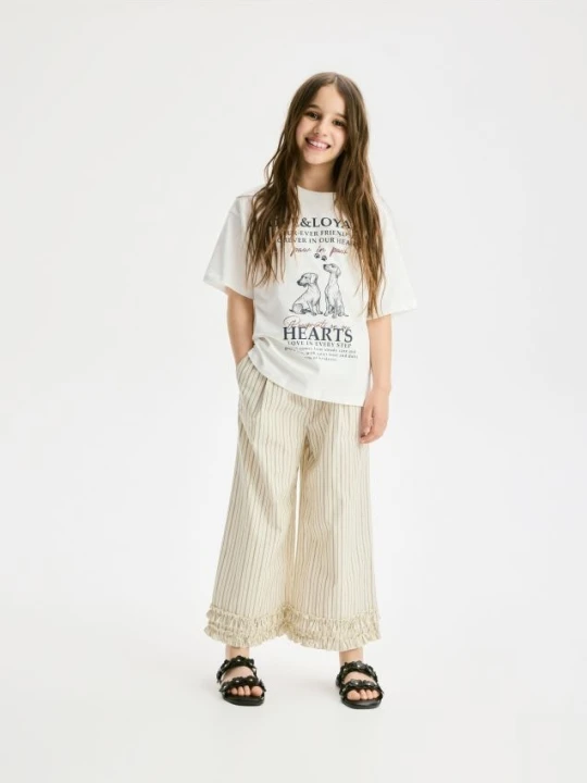 Zdjęcie produktu Reserved - T-shirt z nadrukiem - wielobarwny