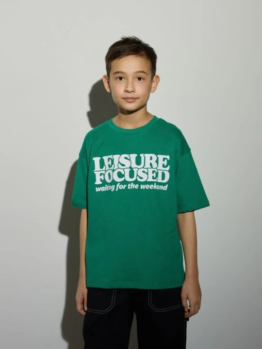 Zdjęcie produktu Reserved - T-shirt z nadrukiem - zielony