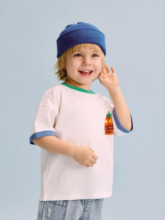 Zdjęcie produktu Reserved - T-shirt z nadrukiem - złamana biel