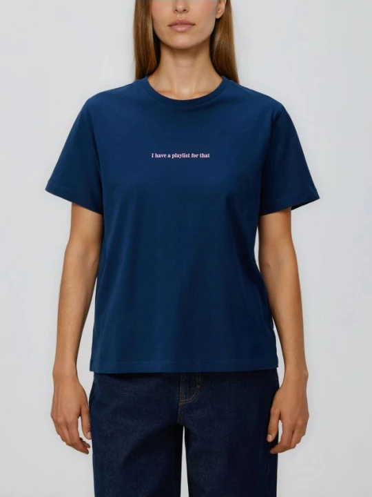 Zdjęcie produktu Reserved - T-shirt z napisem - granatowy