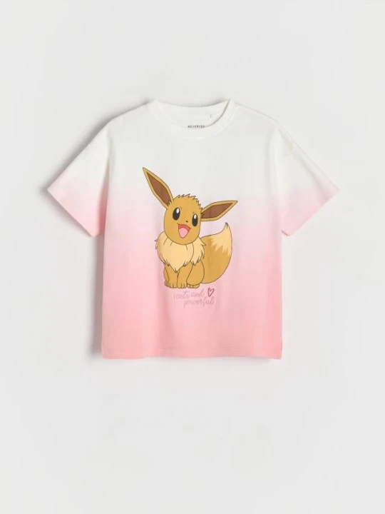 Zdjęcie produktu Reserved - T-shirt z ombre Pokémon - wielobarwny