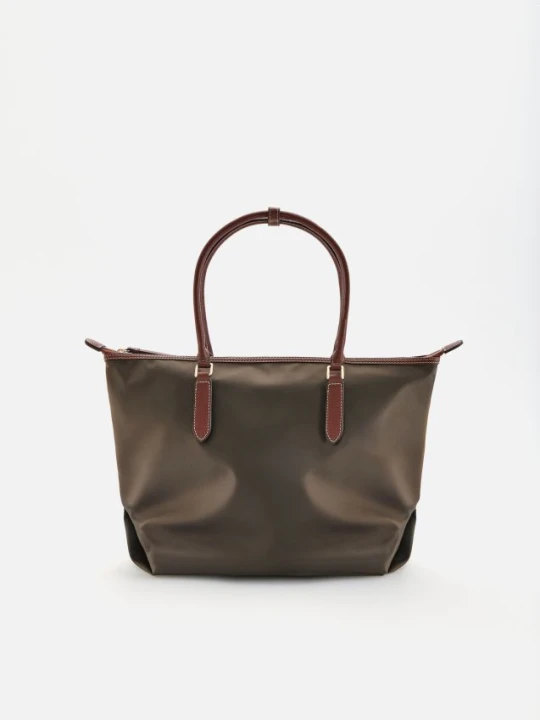 Zdjęcie produktu Reserved - Tkaninowa torebka shopper - jasny zielony