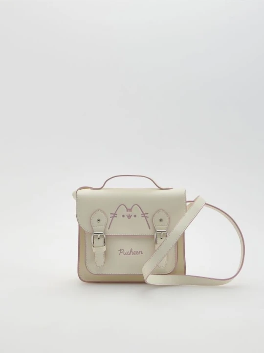 Zdjęcie produktu Reserved - Torebka listonoszka Pusheen - kremowy