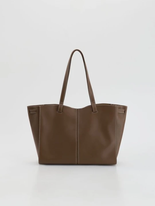 Zdjęcie produktu Reserved - Torebka shopper - beżowy