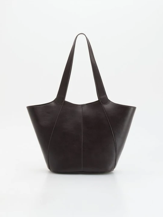 Zdjęcie produktu Reserved - Torebka shopper - brązowy
