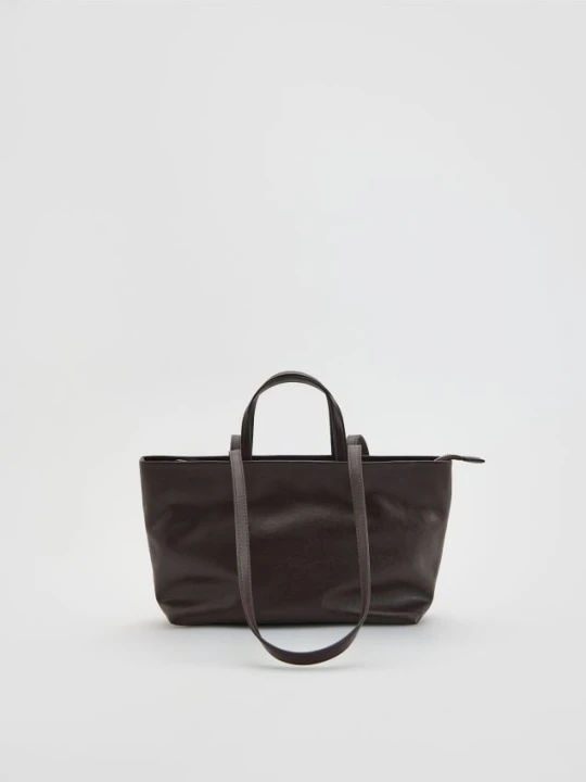 Zdjęcie produktu Reserved - Torebka shopper - ciemnobrązowy