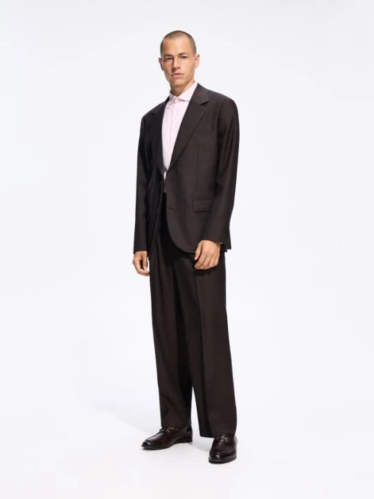 Zdjęcie produktu Reserved - Wełniana marynarka slim fit - brązowy