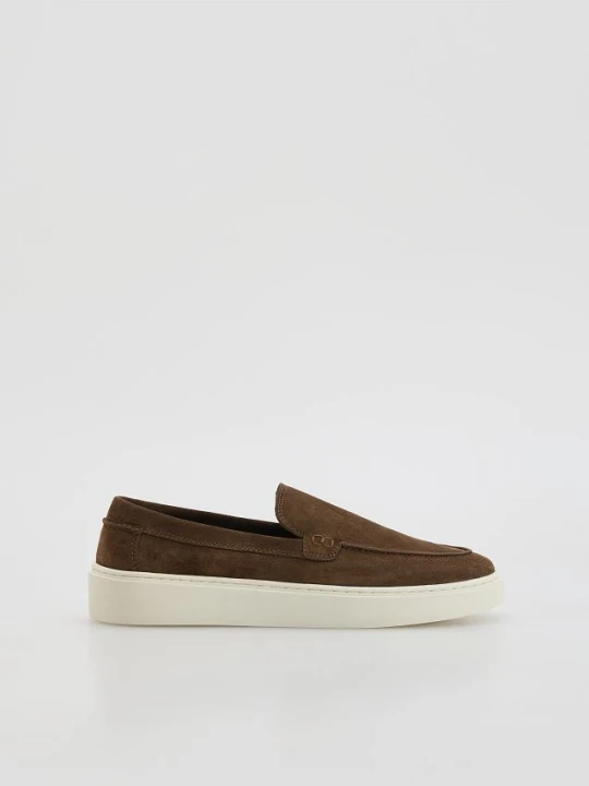 Zdjęcie produktu Reserved - Zamszowe loafersy - brązowy