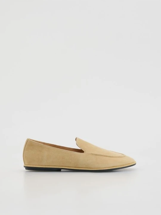 Zdjęcie produktu Reserved - Zamszowe loafersy - jasnożółty