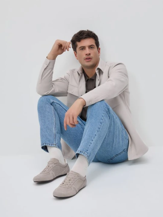Zdjęcie produktu Reserved - Zamszowe sneakersy - beżowy