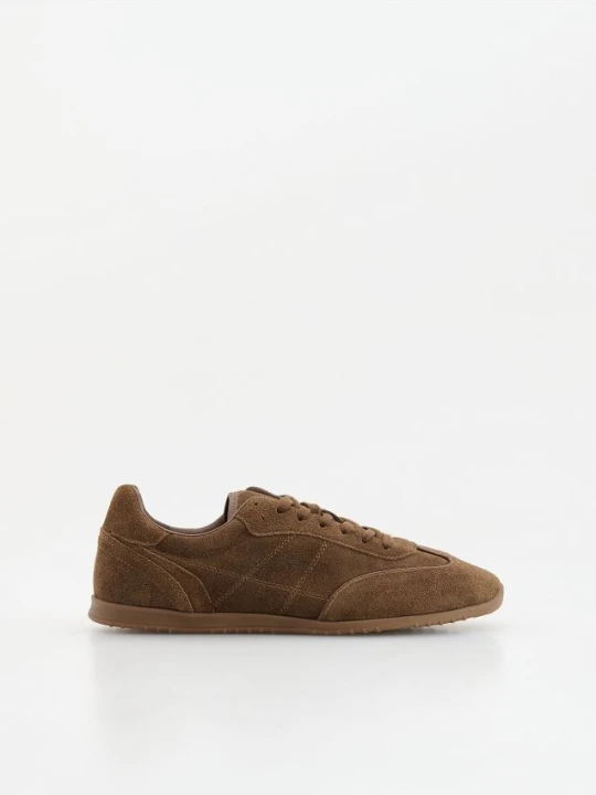 Zdjęcie produktu Reserved - Zamszowe sneakersy - brązowy
