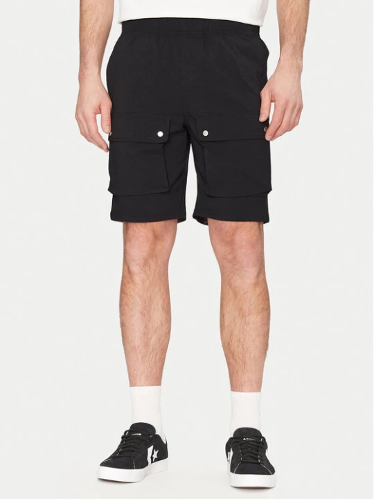 Zdjęcie produktu Resteröds Szorty materiałowe Malone 55251 6441 Czarny Regular Fit