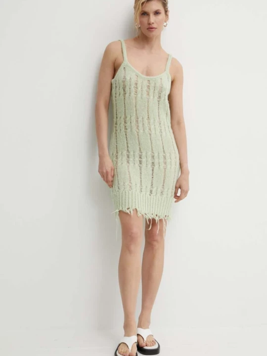 Zdjęcie produktu Résumé sukienka z domieszką wełny ArmieRS Knit Dress Resume zielony