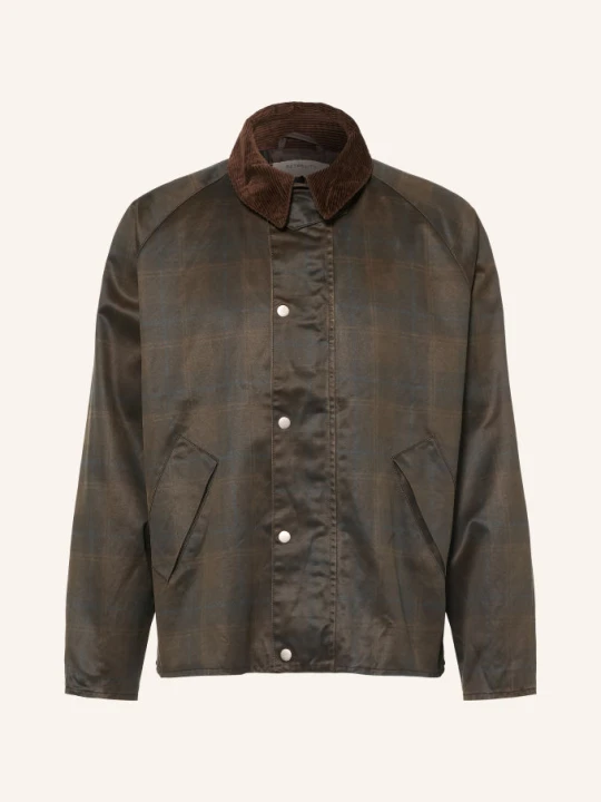 Zdjęcie produktu Reternity Kurtka Checkered Waxed braun brązowy
