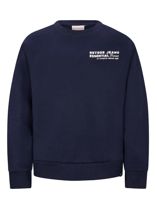Zdjęcie produktu Retour Bluza "Borya" w kolorze granatowym rozmiar: 122 / 128