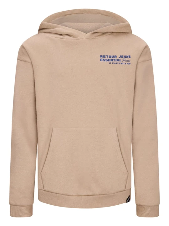 Zdjęcie produktu Retour Bluza "Czar" w kolorze jasnobrązowym rozmiar: 146/152