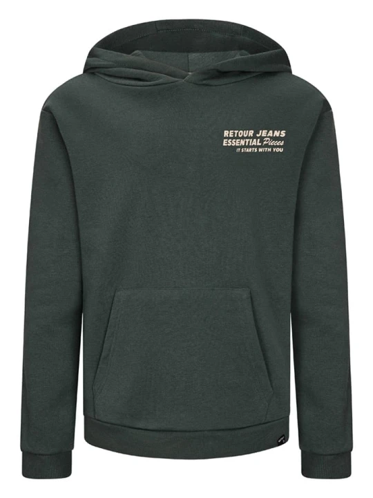 Zdjęcie produktu Retour Bluza "Czar" w kolorze zielonym rozmiar: 134 / 140