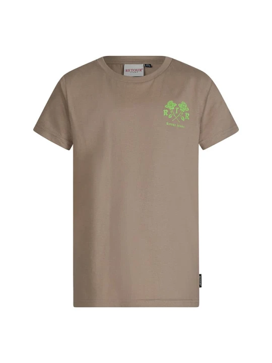 Zdjęcie produktu Retour Koszulka "Guus" w kolorze jasnobrązowym rozmiar: 170/176