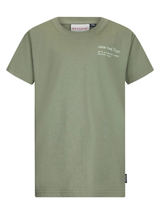 Zdjęcie produktu Retour Koszulka "Leandro" w kolorze khaki rozmiar: 128