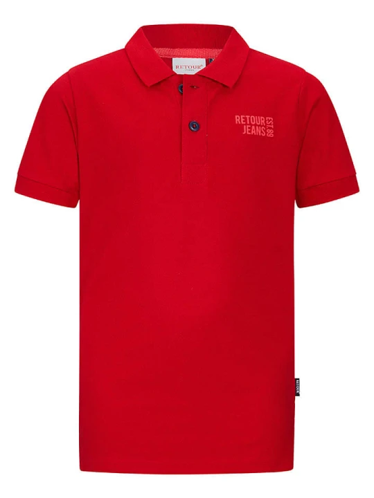 Zdjęcie produktu Retour Koszulka polo "Abram" w kolorze czerwonym rozmiar: 176