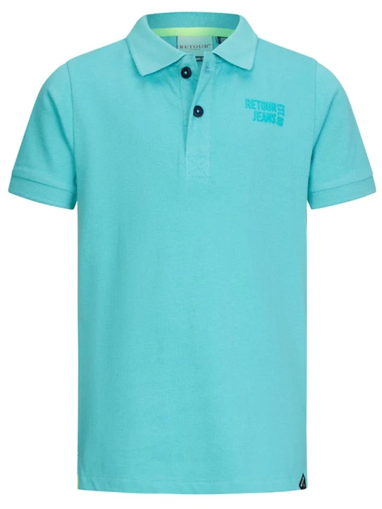 Zdjęcie produktu Retour Koszulka polo "Abram" w kolorze turkusowym rozmiar: 122/128