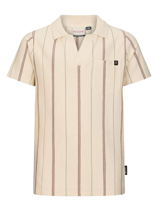 Zdjęcie produktu Retour Koszulka polo "Joah" w kolorze beżowym rozmiar: 122/128