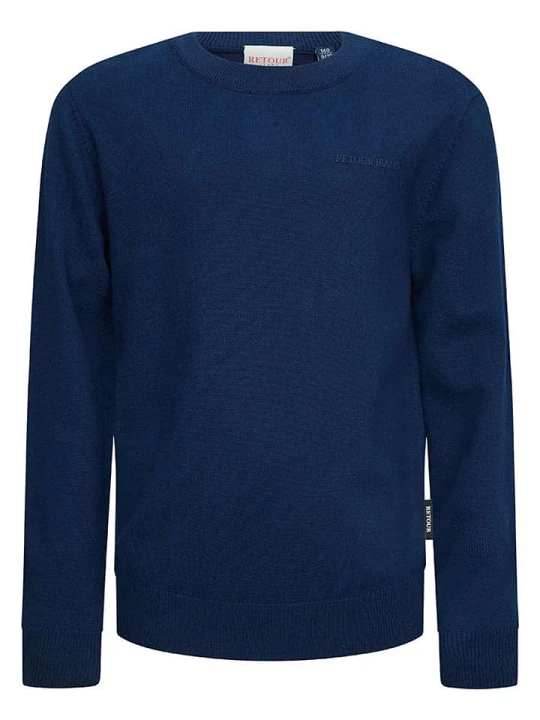 Zdjęcie produktu Retour Sweter "Fonzo" w kolorze granatowym rozmiar: 134 / 140