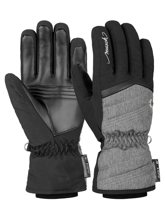 Zdjęcie produktu Reusch Rękawiczki funkcyjne "Lenda R-TEX® XT" w kolorze czarno-szarym rozmiar: 6, 5