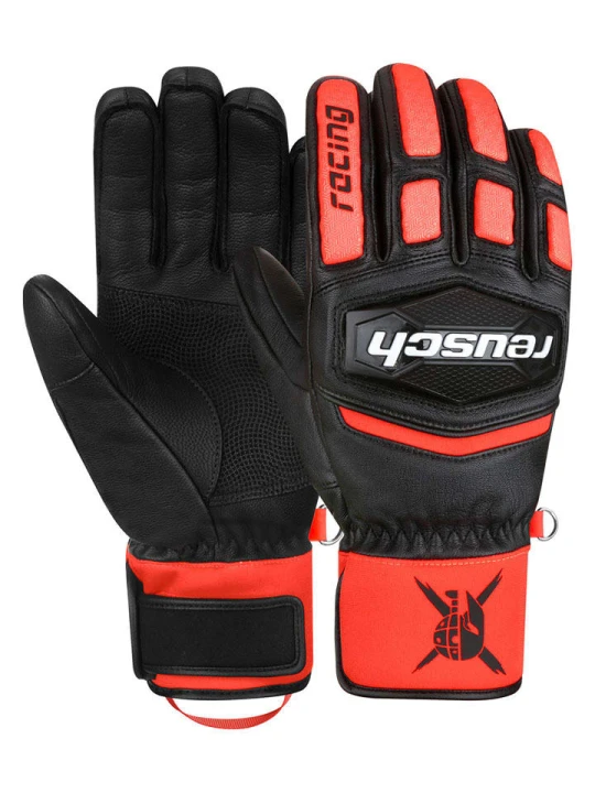 Zdjęcie produktu Reusch Rękawiczki funkcyjne "Worldcup Warrior GS" w kolorze pomarańczowo-czarnym rozmiar: 5