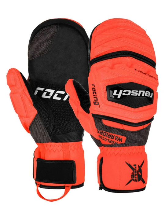 Zdjęcie produktu Reusch Rękawiczki funkcyjne "Worldcup Warrior GS" w kolorze pomarańczowym rozmiar: 8