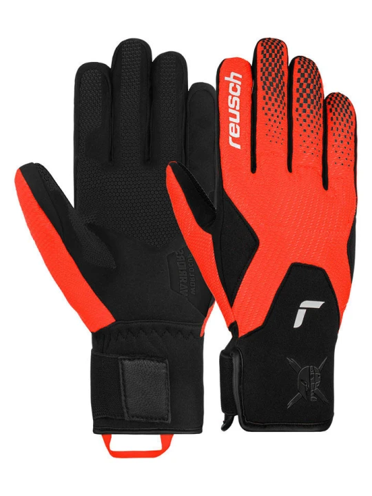 Zdjęcie produktu Reusch Rękawiczki funkcyjne "Worldcup Warrior Speedline" w kolorze czerwonym rozmiar: 7