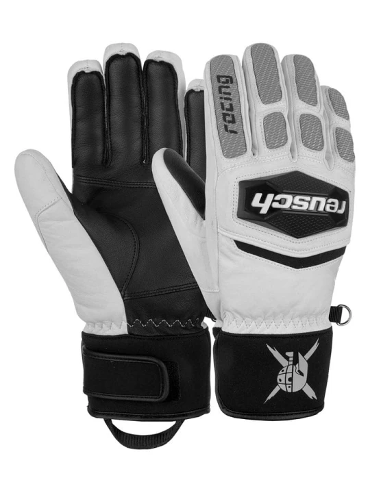 Zdjęcie produktu Reusch Rękawiczki funkcyjne "Worldcup Warrior Team" w kolorze biało-czarnym rozmiar: 10