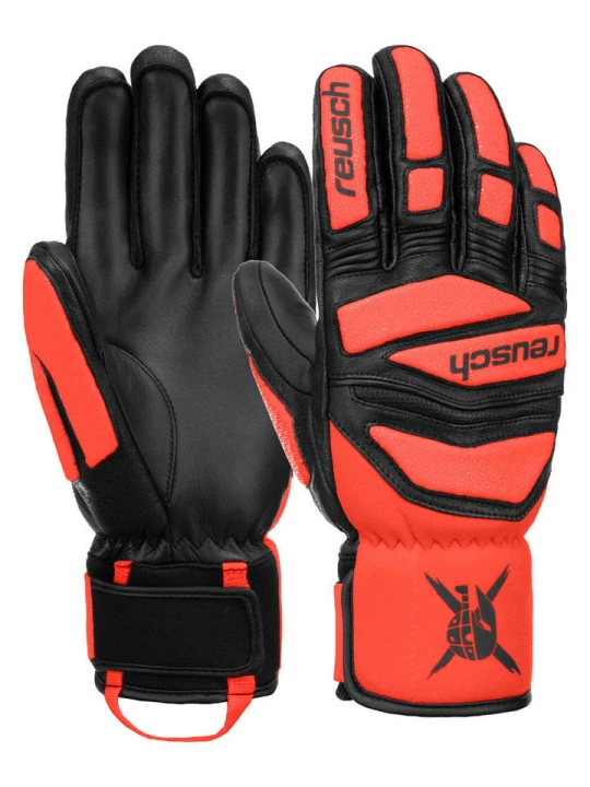 Zdjęcie produktu Reusch Rękawiczki funkcyjne "Worldcup Warrior" w kolorze czerwonym rozmiar: 10