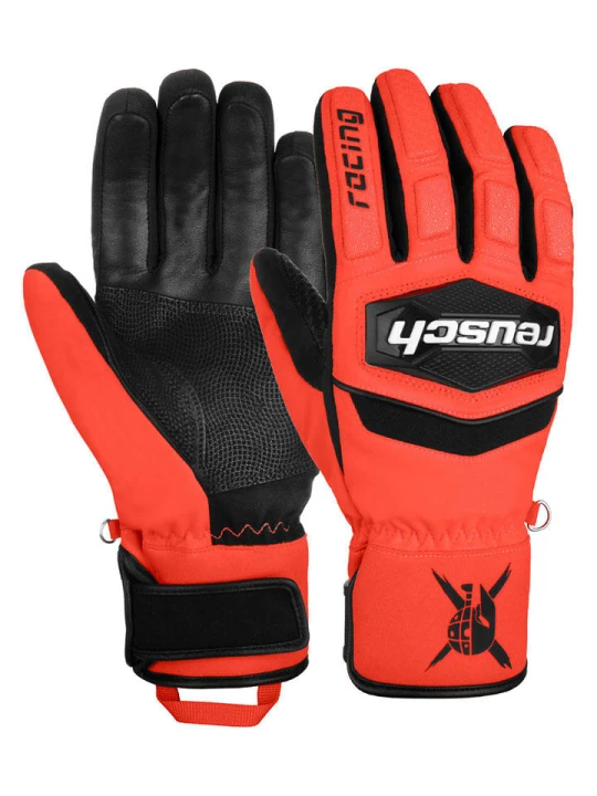 Zdjęcie produktu Reusch Rękawiczki funkcyjne "Worldcup Warrior" w kolorze pomarańczowym rozmiar: 4, 5