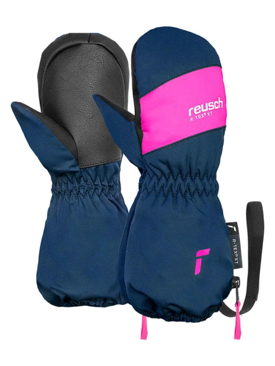 Zdjęcie produktu Reusch Rękawiczki narciarskie "Cliff R-TEX® XT" w kolorze granatowo-różowym rozmiar: 3/4