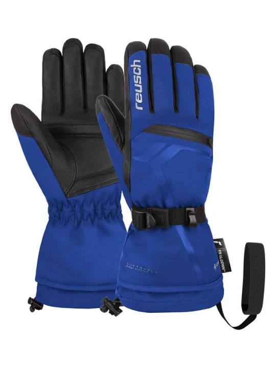 Zdjęcie produktu Reusch Rękawiczki narciarskie "Down Spirit GTX" w kolorze niebieskim rozmiar: 7, 5