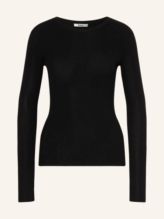 Zdjęcie produktu Rhea. Sweter schwarz CZARNY