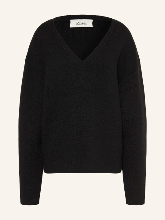 Zdjęcie produktu Rhea. Sweter schwarz CZARNY