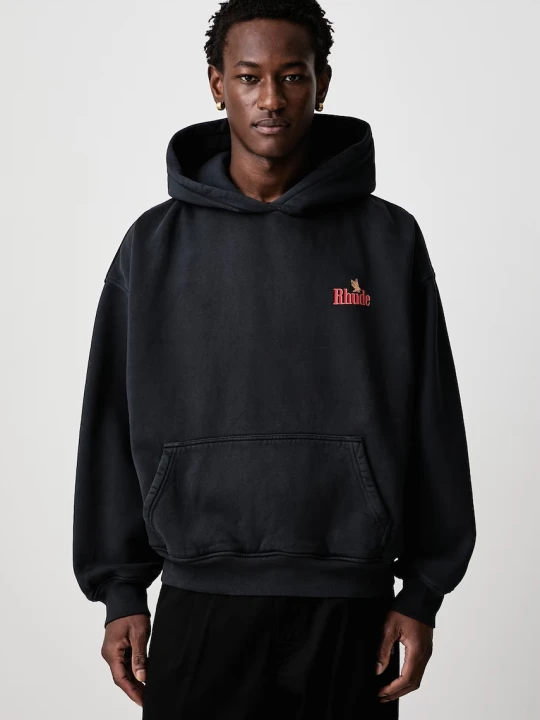 Zdjęcie produktu RHUDE American Spirit bluza z kapturem bawełniana męska