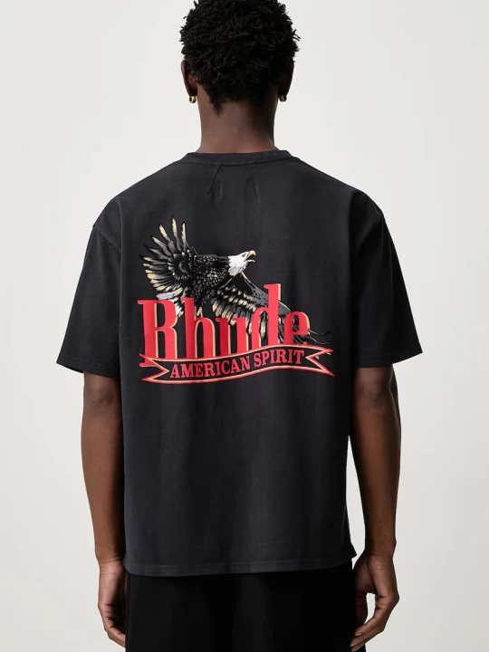 Zdjęcie produktu RHUDE American Spirit T-shirt bawełniany męski