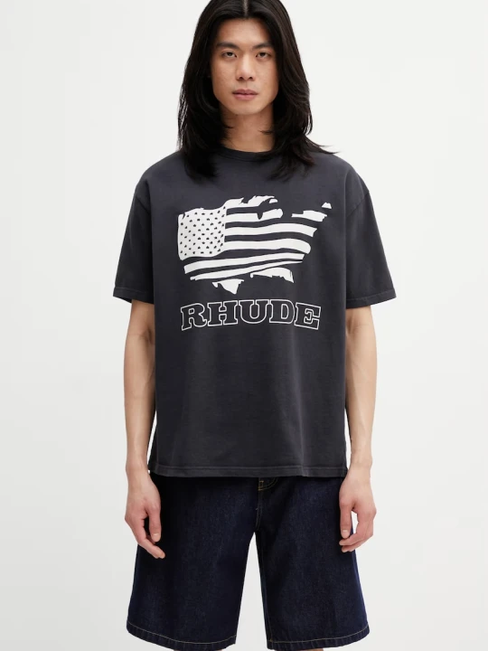 Zdjęcie produktu RHUDE Banner Tee T-shirt bawełniany męski