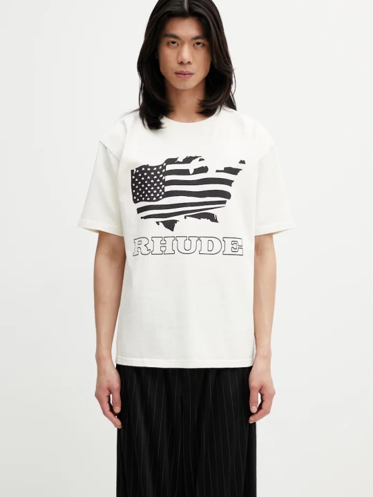 Zdjęcie produktu RHUDE Banner Tee T-shirt bawełniany męski
